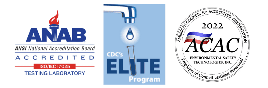 Accreditations ANAB, CDC Elite, ACAC 